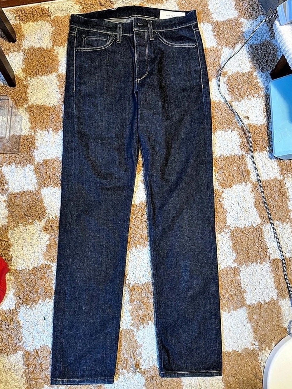 rag & bone Fit 2 Slim Jeans in Blue Waist 30 x Inseam 32 Like New